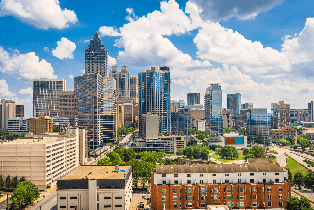 Atlanta, Georgia, USA Downtown Skyline